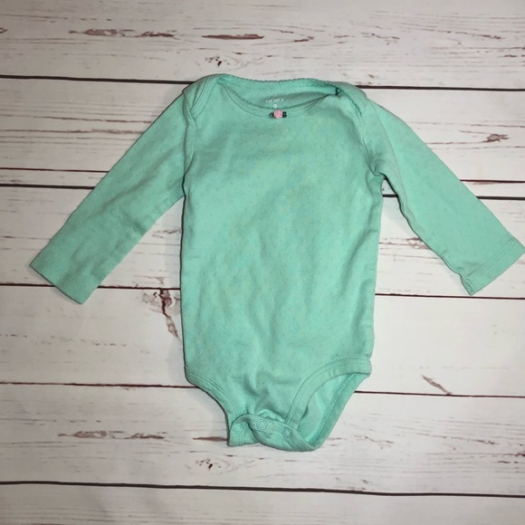 Carter's Other - *5 for $15* Carter’s Green Textured Onesie